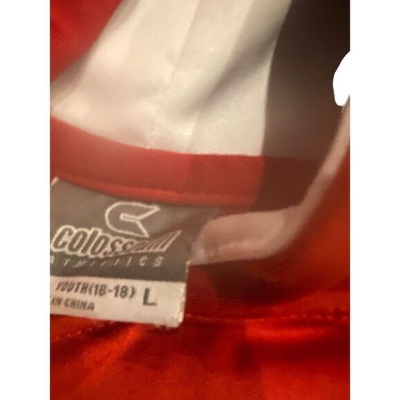 Indiana HOOSIERS Youth XL 16-18 Red Pull Over Hooded Sweat Shirt Coliseum - Picture 7 of 12